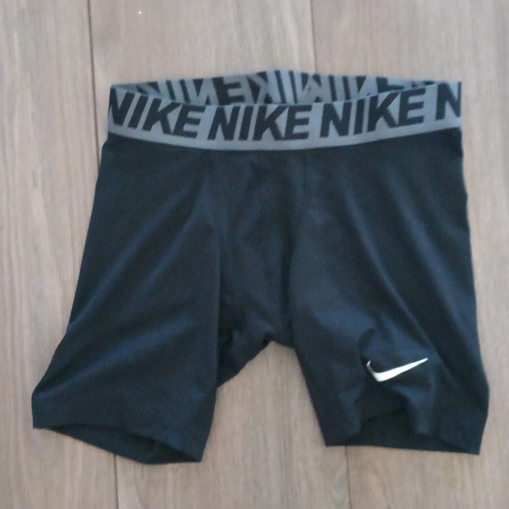 Black Nike Boys training shorts